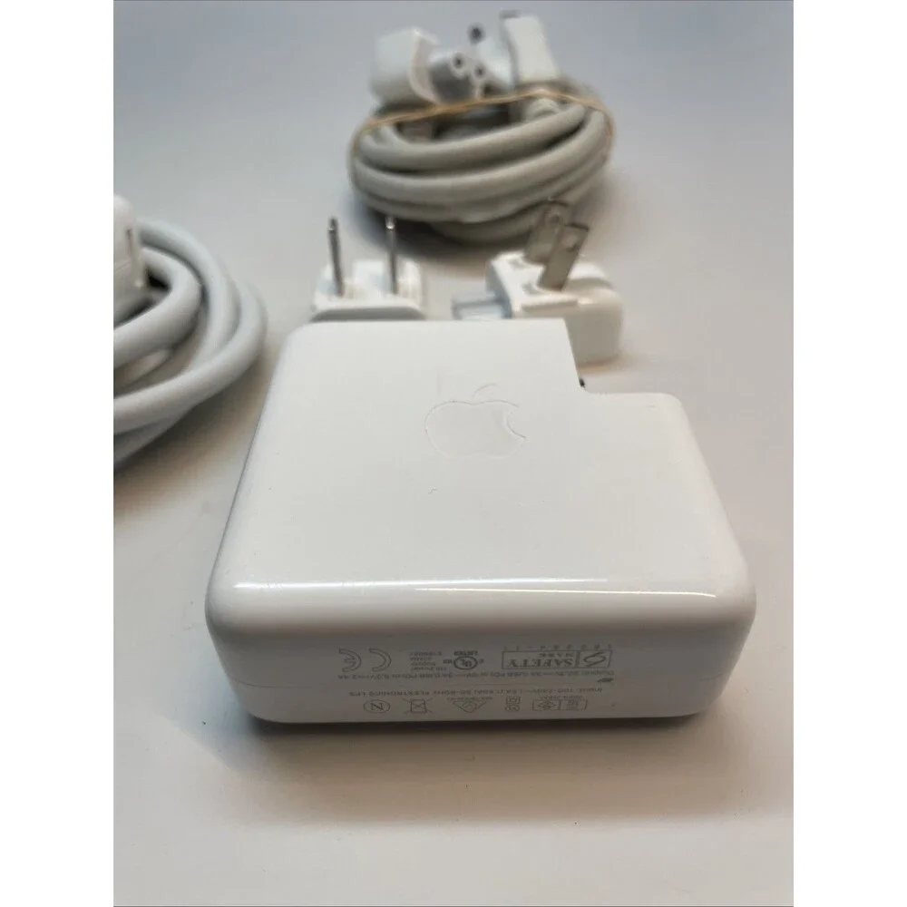 Genuine Apple A1718 Power Adapter Bundle - Charger, Extension Cords & Plugs